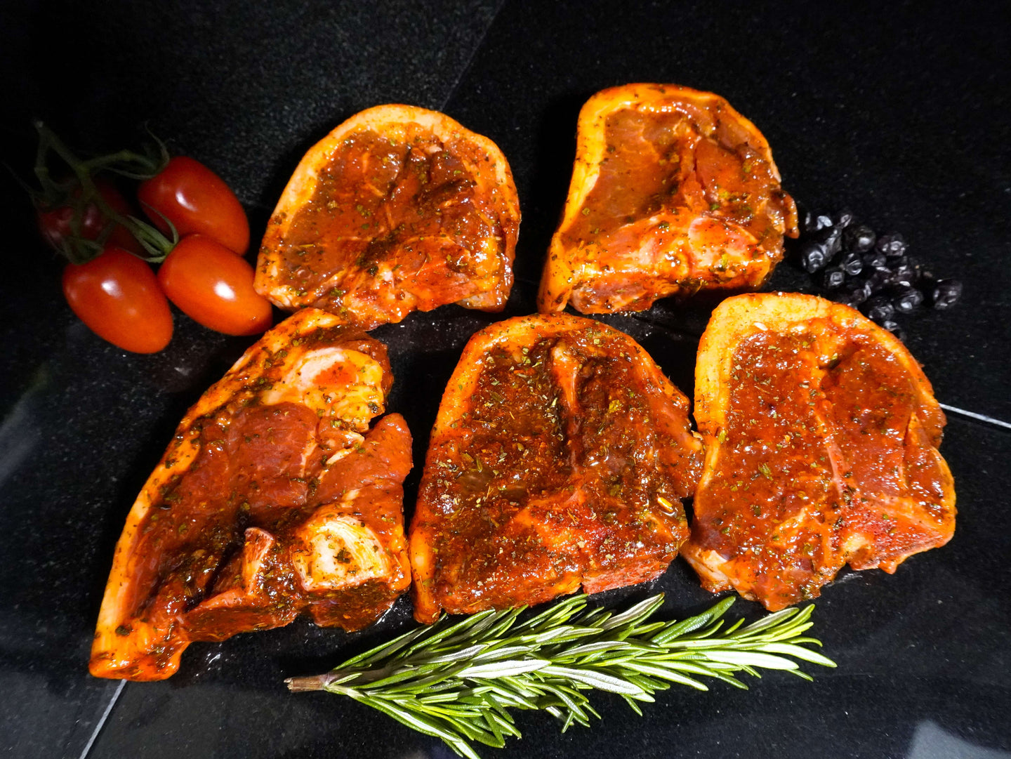 Minted Lamb Loin Chops